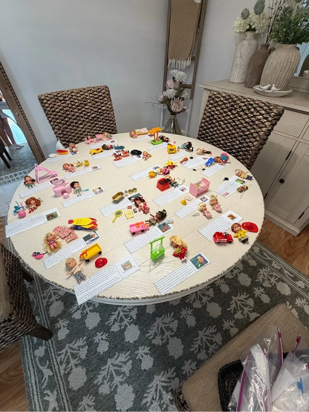 Mini Doll Collection - Pink, White, Green, Blonde